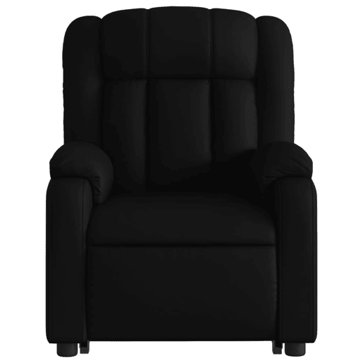 vidaXL Poltrona reclinável elevatória elétrica couro artificial preto vidaXL Poltrona reclinável elevatória elétrica couro artificial preto