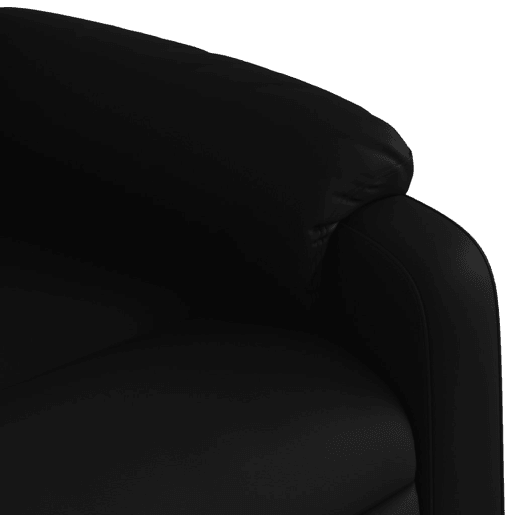 vidaXL Poltrona reclinável elevatória elétrica couro artificial preto vidaXL Poltrona reclinável elevatória elétrica couro artificial preto