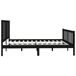 Estructura de cama 200x200 Estructura de cama 200x200 Negro