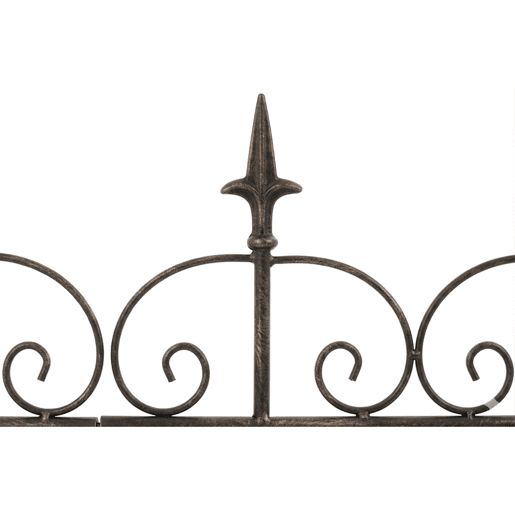 Reja De Jardín Mangold En Metal Bronce 1X124X116 cm