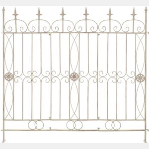 Reja De Jardín Mangold En Metal Crema antiguo 1X124X116 cm
