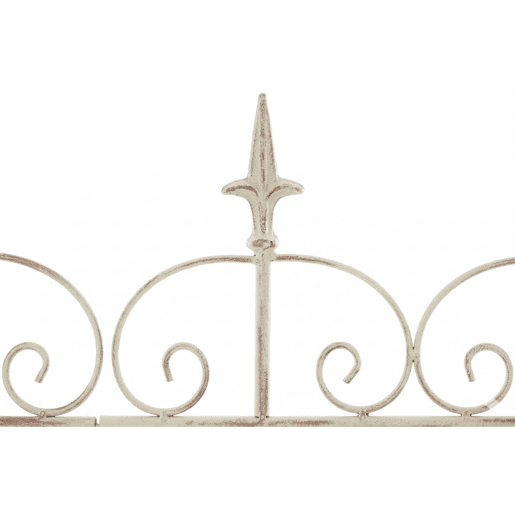Reja De Jardín Mangold En Metal Crema antiguo 1X124X116 cm