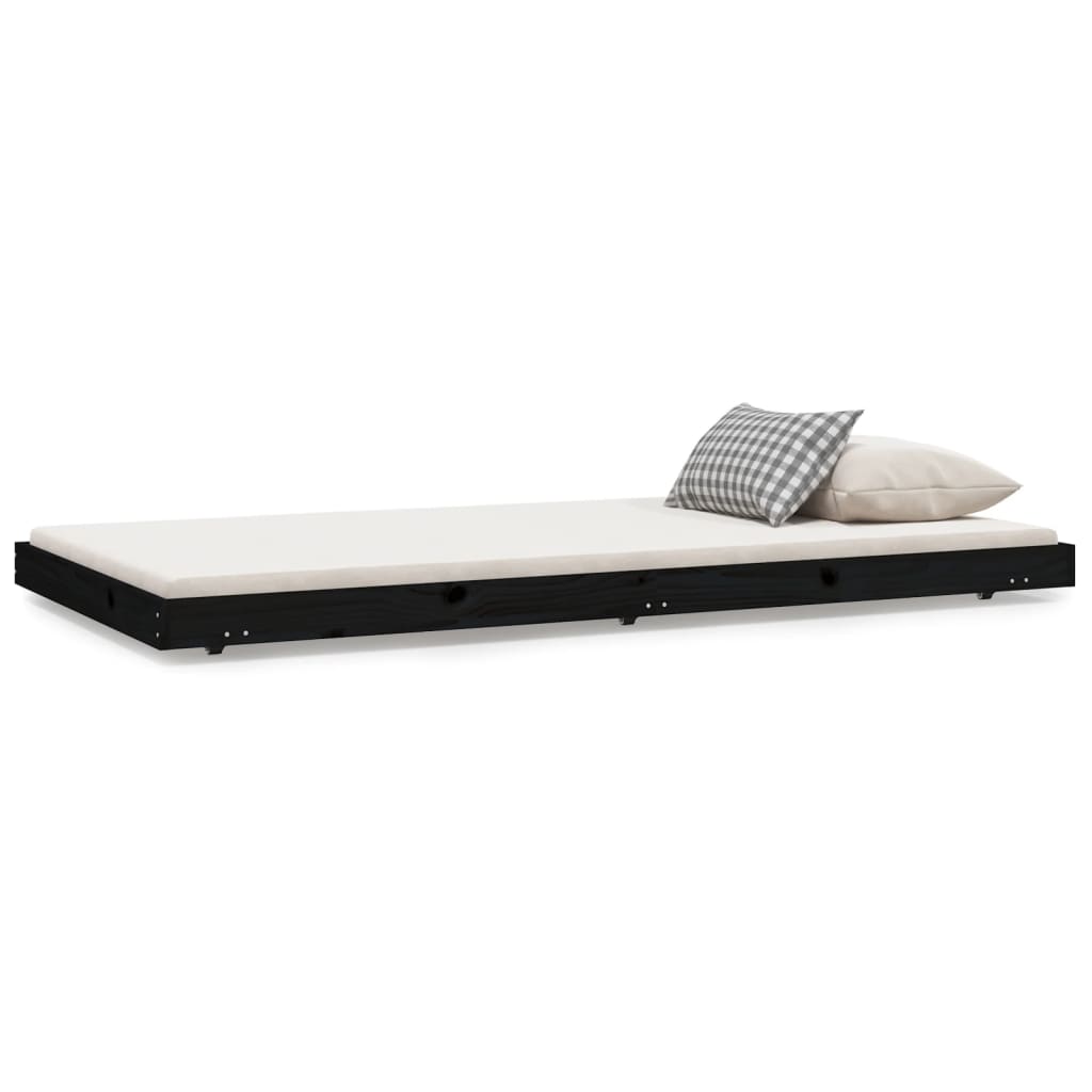 Estructura de cama 100x200 Negro