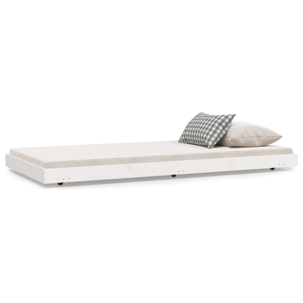 Estructura de cama 75x190 Blanco