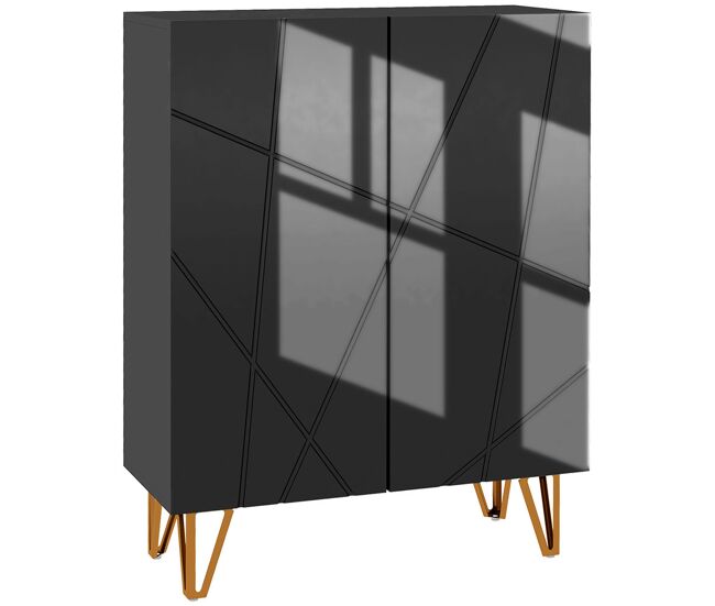 Homcom mueble zapatero moderno zapatero de entrada recibidor con estantes ajustables cierre suave para 15-20 pares de zapatos zapatero estrecho para pasillo 72x31,5x95 cm negro brillo