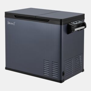 Frigorífico elétrico portátil Alberona para viagem aço 45 L- Azul Cinzento in.tec