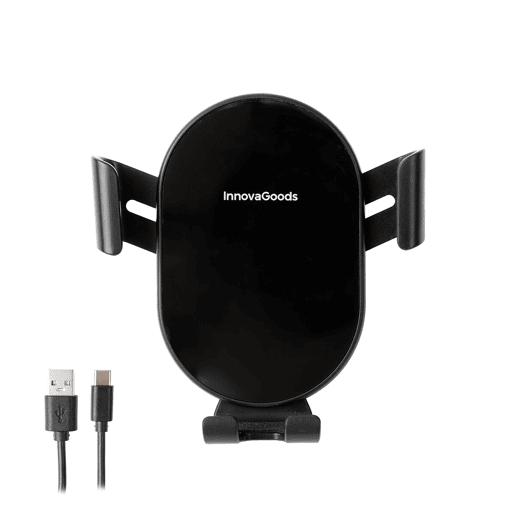 Suporte para Carregador Rápido Sem FIOS para Automóvel Chakar InnovaGoods Suporte para Carregador Rápido Sem FIOS para Automóvel Chakar InnovaGoods