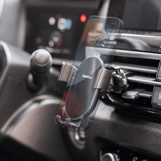 Suporte para Carregador Rápido Sem FIOS para Automóvel Chakar InnovaGoods Suporte para Carregador Rápido Sem FIOS para Automóvel Chakar InnovaGoods