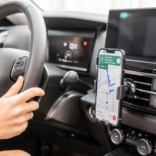 Suporte para Carregador Rápido Sem FIOS para Automóvel Chakar InnovaGoods Suporte para Carregador Rápido Sem FIOS para Automóvel Chakar InnovaGoods