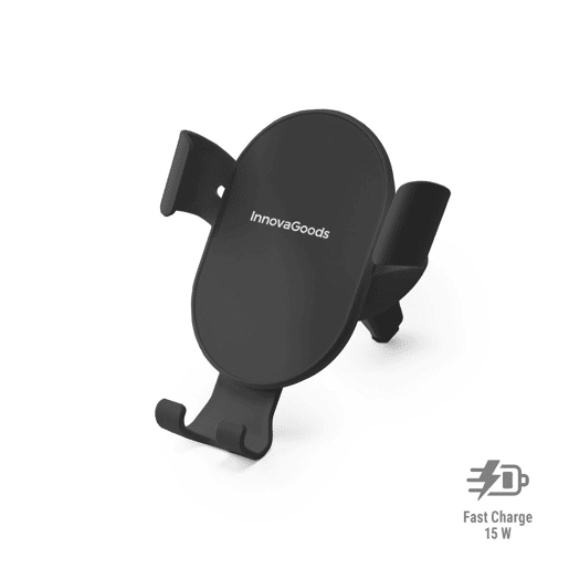 Suporte para Carregador Rápido Sem FIOS para Automóvel Chakar InnovaGoods Suporte para Carregador Rápido Sem FIOS para Automóvel Chakar InnovaGoods