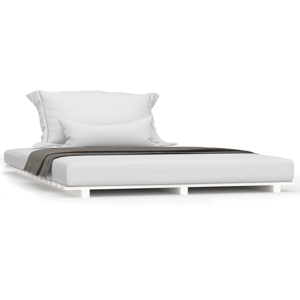 Estructura de cama 135x190 Blanco