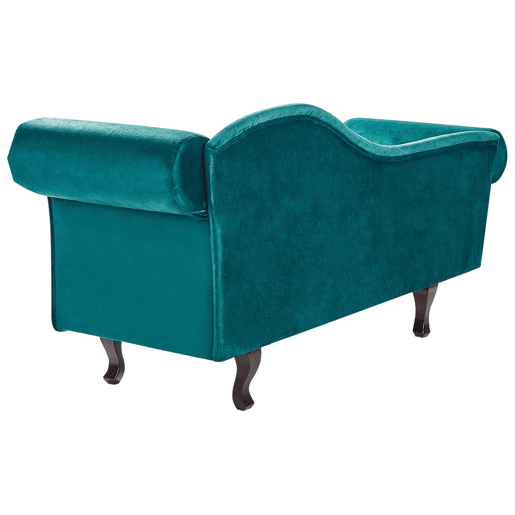 Beliani Chaise longue à direita Veludo LATTES