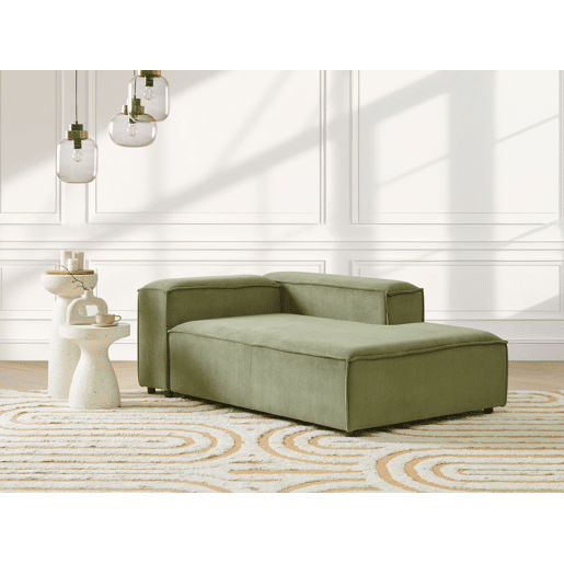 Beliani Chaise longue à esquerda Bombazine ARDAL