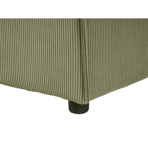 Beliani Chaise longue à esquerda Bombazine ARDAL