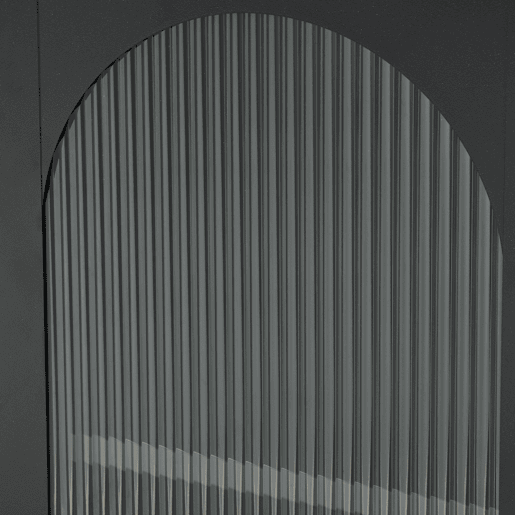 Aparador Karlskrona açovidro 60x42,5x40 cm - Preto mate en.casa