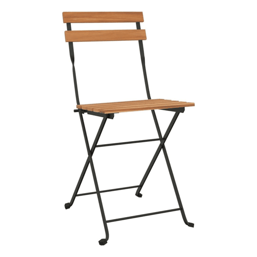 WELL HOME - Conjunto de mesa de madeira 'Bistrô' + 2 cadeiras