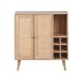 Beliani Aparador PAGET Beliani Aparador PAGET Madera Clara