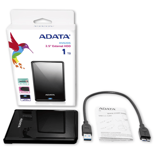 Disco Duro Externo Adata HV620S 1 TB HDD Disco Duro Externo Adata HV620S 1 TB HDD