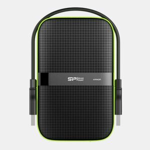 Disco Duro Externo Silicon Power A60 2.5 USB 3.0 2 TB Anti-shock Waterproof Preto