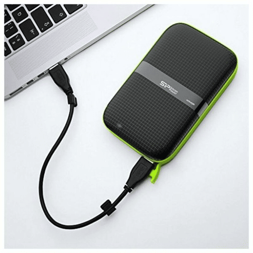 Disco Duro Externo Silicon Power A60 2.5 USB 3.0 2 TB Anti-shock Waterproof Preto