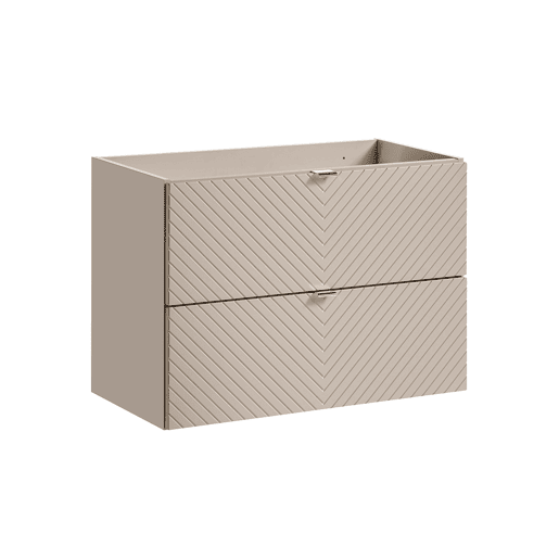 Móvel sob-lavatório 80cm 2 gavetas Manoa Caxemira