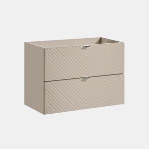 Móvel sob-lavatório 80cm 2 gavetas Manoa Caxemira