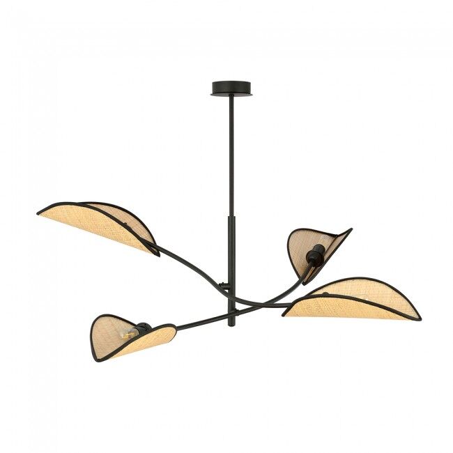 Lámpara de techo flik ratán 4 luces marca wonderlamp