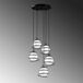 Lámpara colgante Galene (5 luces) Moderno Lámpara colgante Galene (5 luces) Moderno Negro