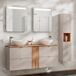 Mueble bajo lavabo 4 cajones 1 puerta Manoa Mueble bajo lavabo 4 cajones 1 puerta Manoa Beige