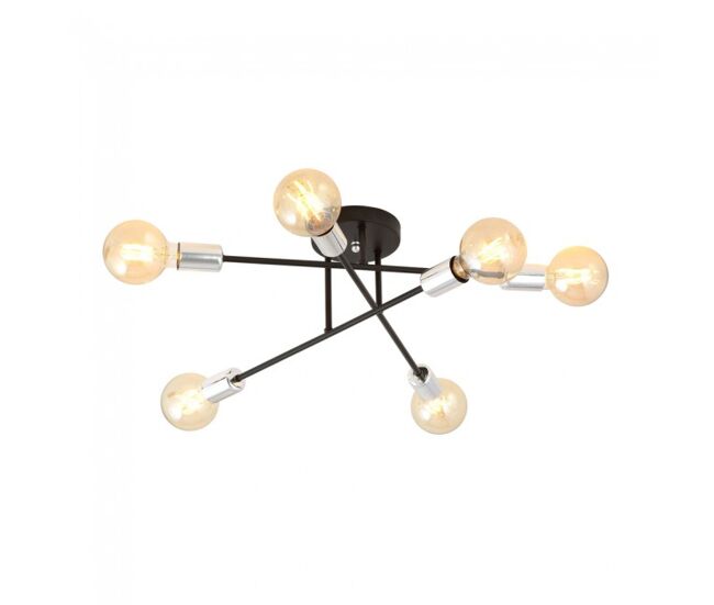 Plafón de techo vender plata ii 6 luces marca wonderlamp