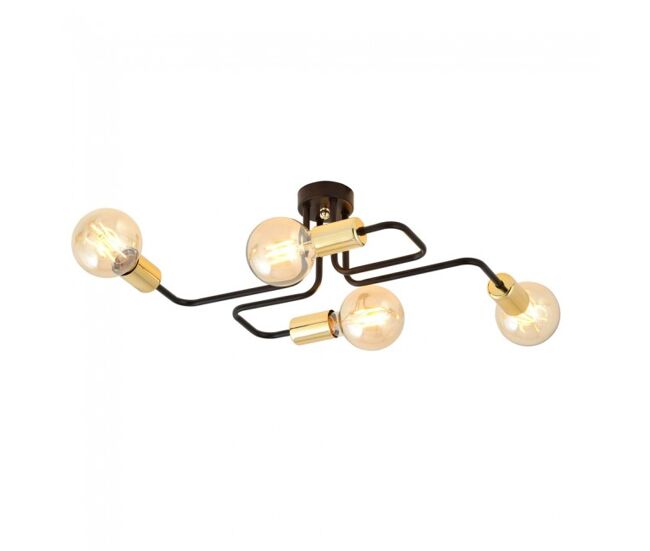 Plafón de techo vender oro 4 luces marca wonderlamp