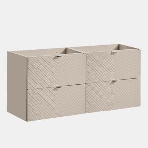Móvel sob-lavatório 120cm 4 gavetas Manoa Caxemira