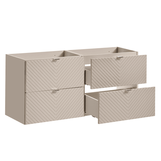Móvel sob-lavatório 120cm 4 gavetas Manoa Caxemira