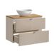 Conjunto de muebles con lavabo individual y columna Manoa Conjunto de muebles con lavabo individual y columna Manoa Beige
