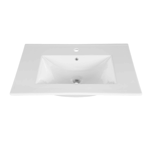 Móvel de lavatório simples embutido Azel Cachemire 80cm