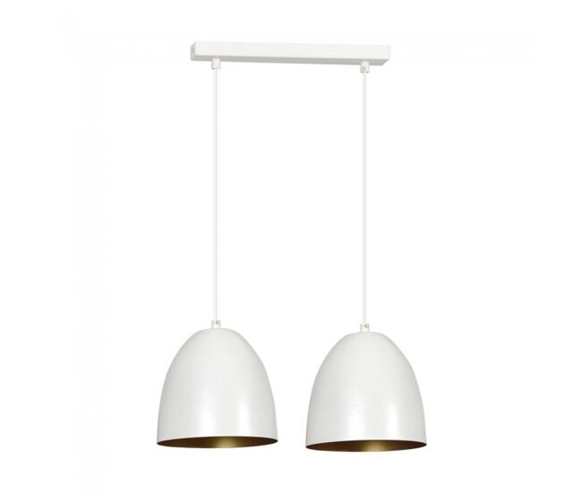 Regleta de techo jonix blanco/oro 2 luces marca wonderlamp