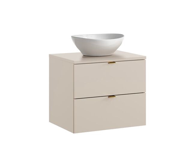 Mueble lavabo individual 60cm azel cachemira
