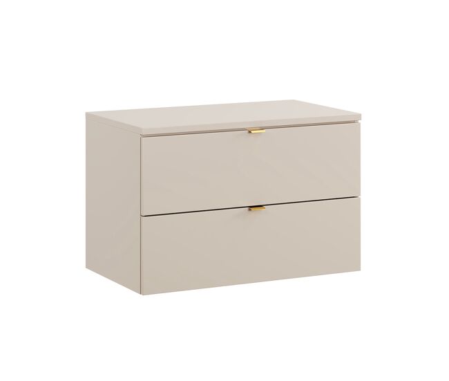 Mueble bajo lavabo 80cm encimera azel cachemira