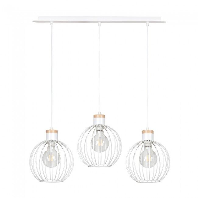 Regleta de techo antilla blanco 3 luces marca wonderlamp