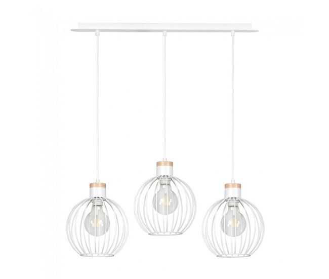 Regleta de techo antilla blanco 3 luces marca wonderlamp