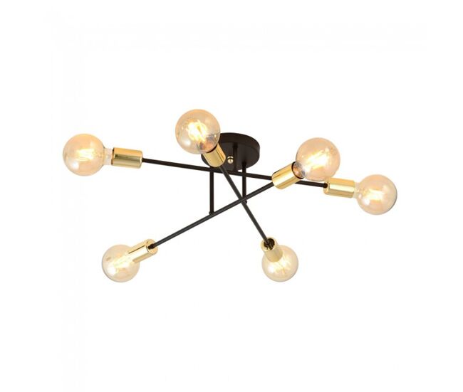 Plafón de techo vender oro ii 6 luces marca wonderlamp