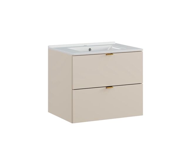 Mueble bajo lavabo encastrado 60cm azel cachemira