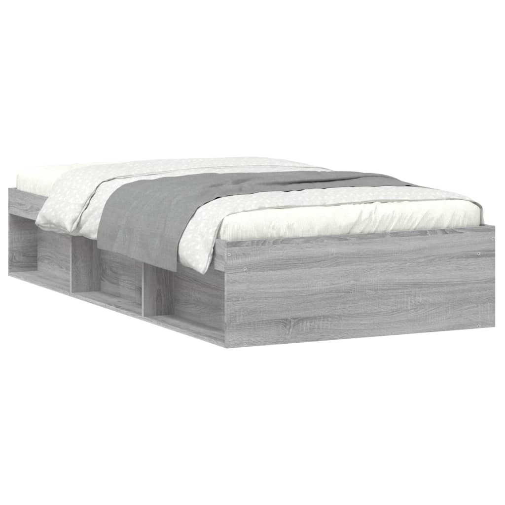 Estructura de cama 90x200 Gris