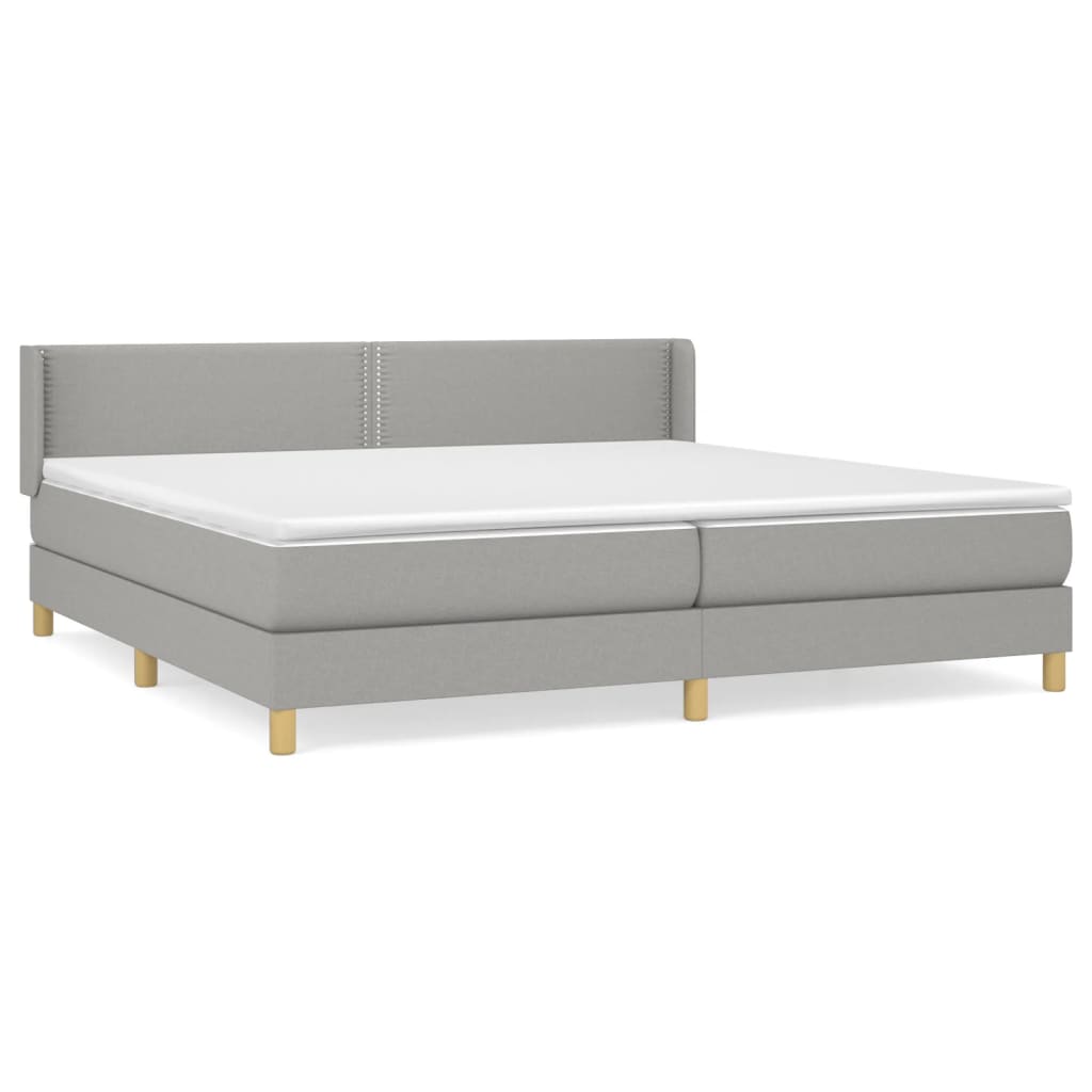 Cama box spring 200x200 Gris
