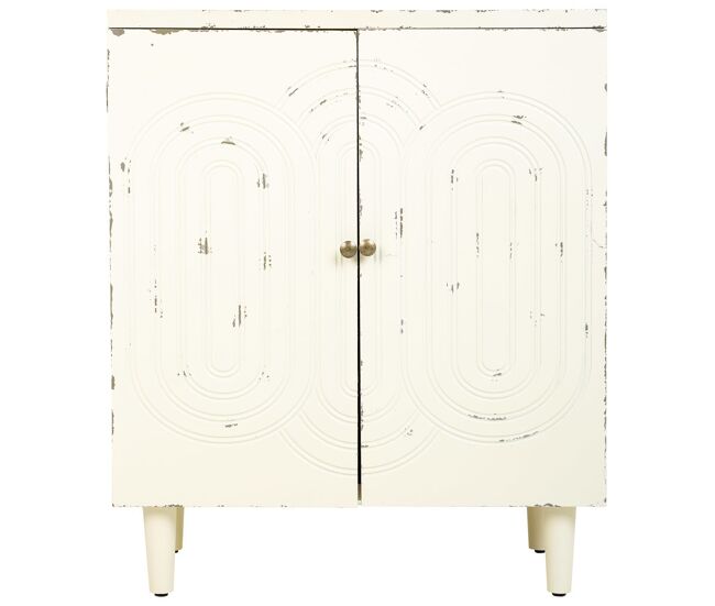 Aparador de madera de 2 puertas 70x35x84