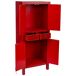 Armario de madera, 2 cajones y 4 puertas Armario de madera, 2 cajones y 4 puertas Rojo