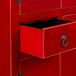 Armario de madera, 2 cajones y 4 puertas Armario de madera, 2 cajones y 4 puertas Rojo