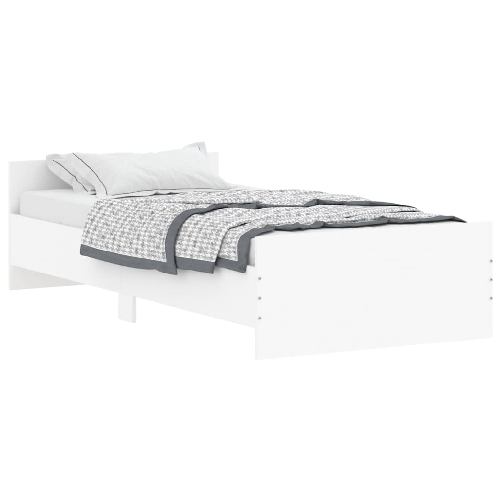 Estructura de cama 100x200 Blanco