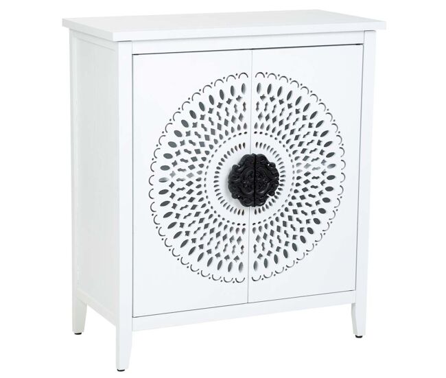 Aparador de madera de 2 puertas 78x38x87