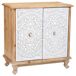 Aparador de madera de 2 puertas Aparador de madera de 2 puertas Blanco